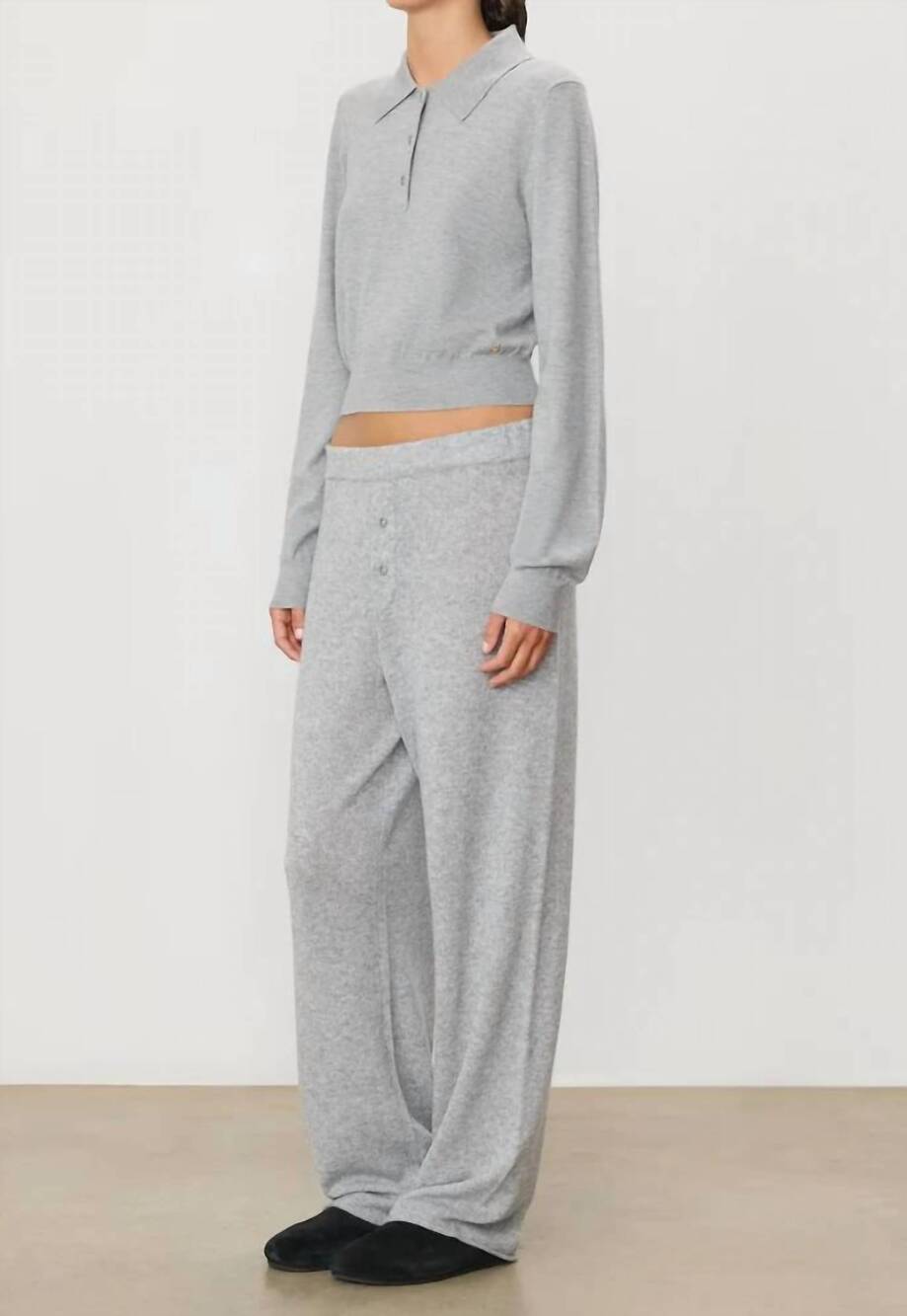 NEW ETERNE cruz pants in heather grey